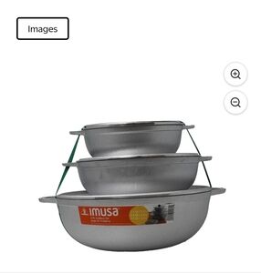 Imusa Silver Aluminum Steamer Set